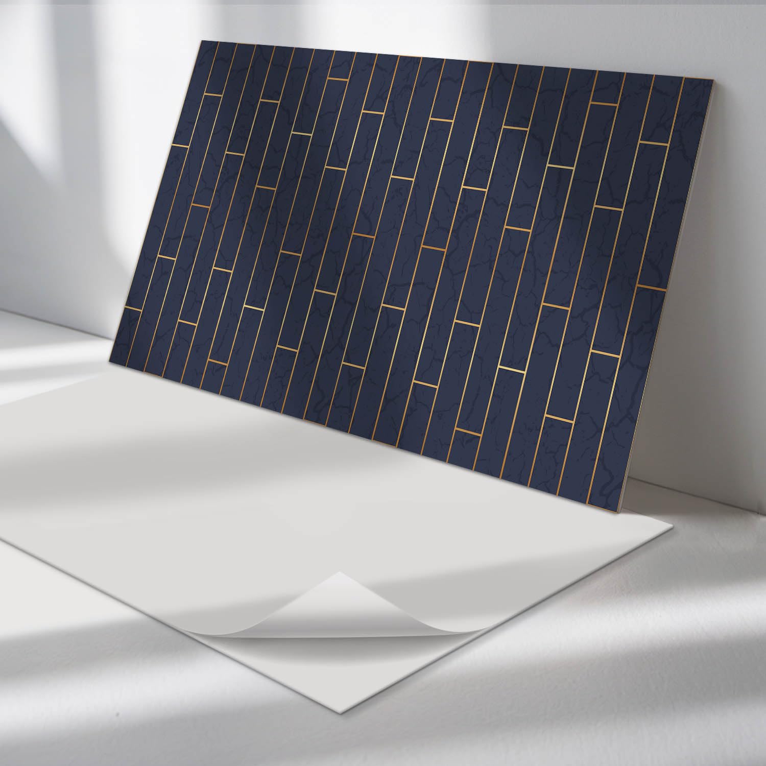 Diseño moderno para paredes de cocina con paneles rectangulares de ladrillo