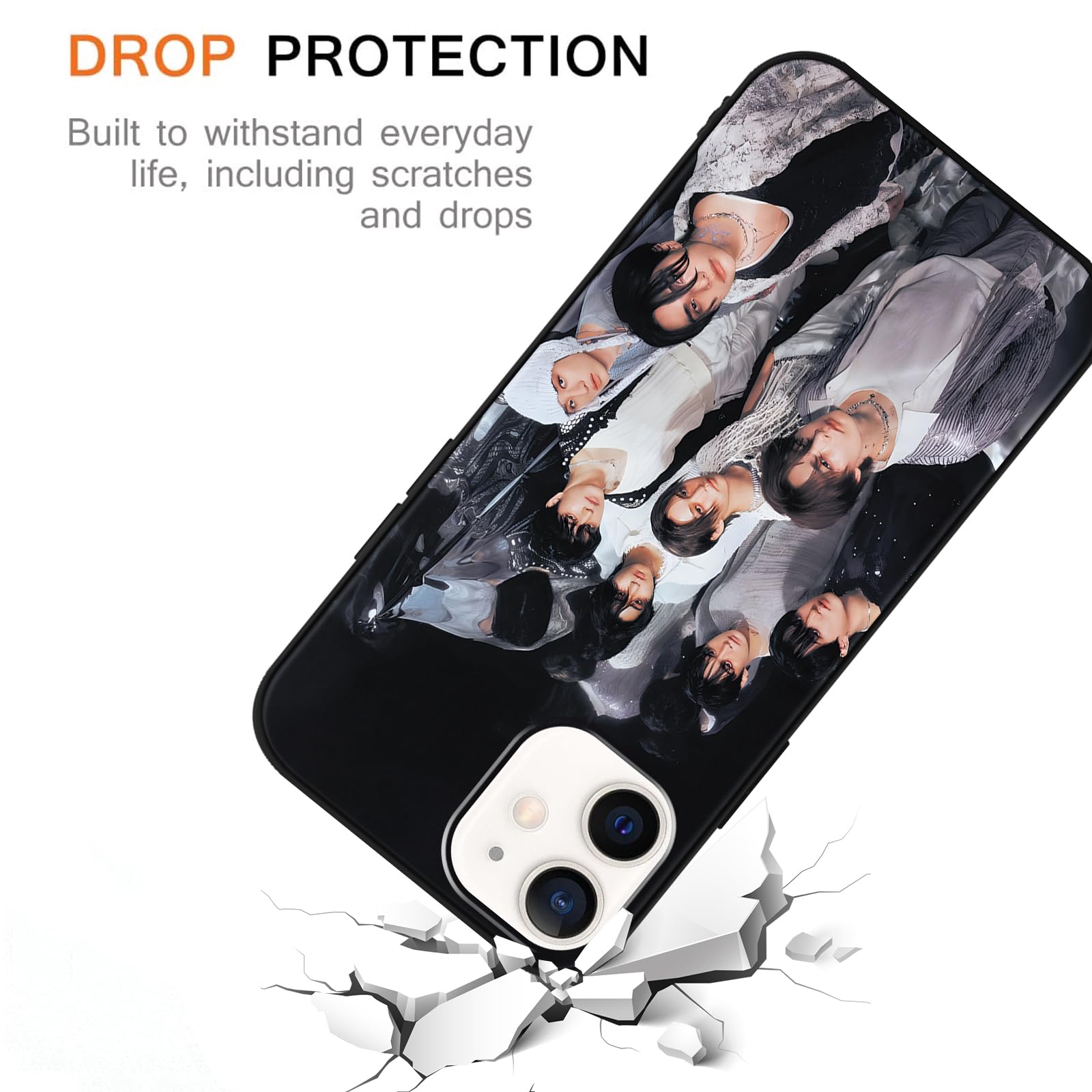 Yimctoie 2 Pezzi Cover per Apple iPhone 16 Pro Max 6.9, Cusodia con Carino Cartoon Anime