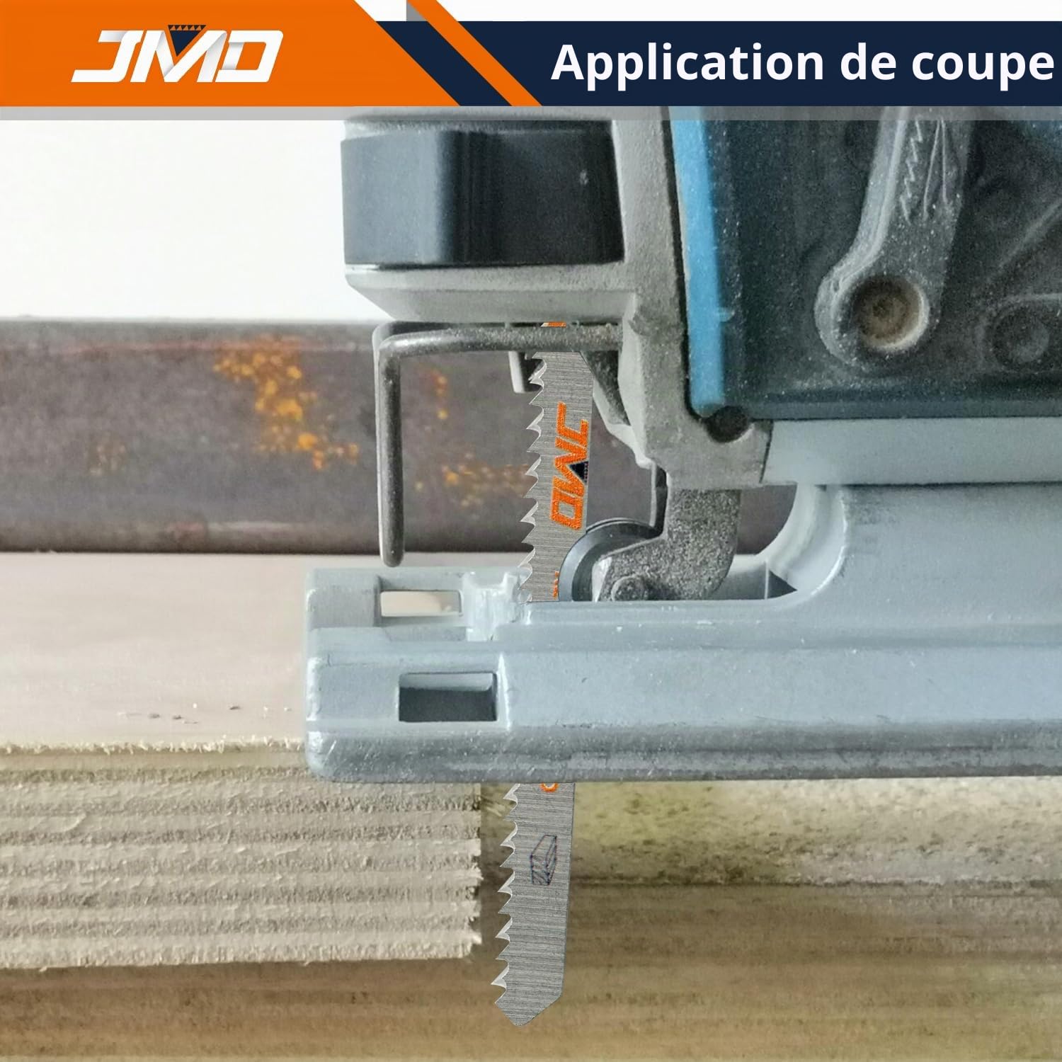 JMD T101BR Lot de 30 Lames de Scie Sauteuse pour Bois 100mm 10TPI Pour Accessoires en Bois
