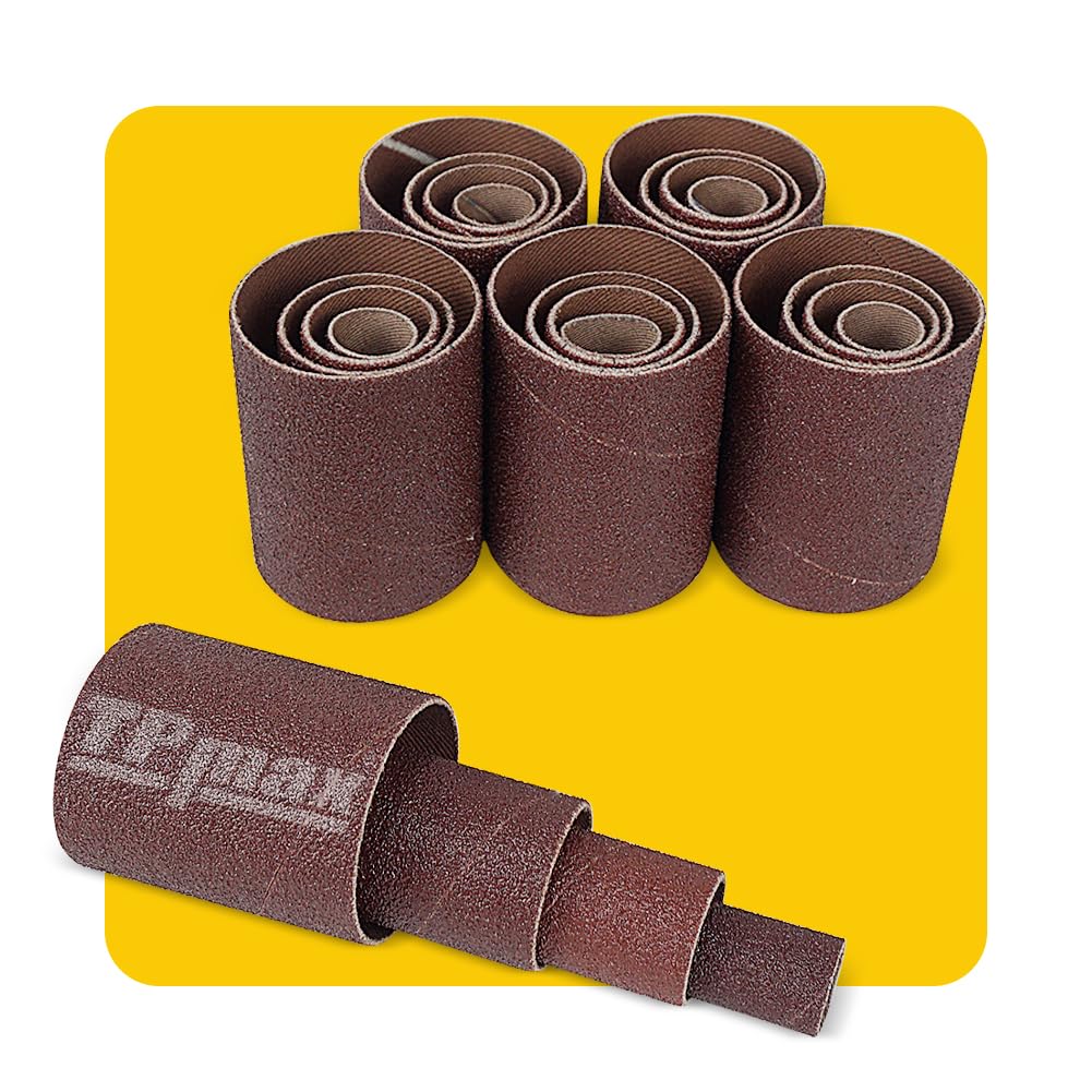 Spindle Sanding Sleeves - 24 Pack 80 Grit -1 Spindle Sanding Sleeves - 24 Pack 80 Grit -1