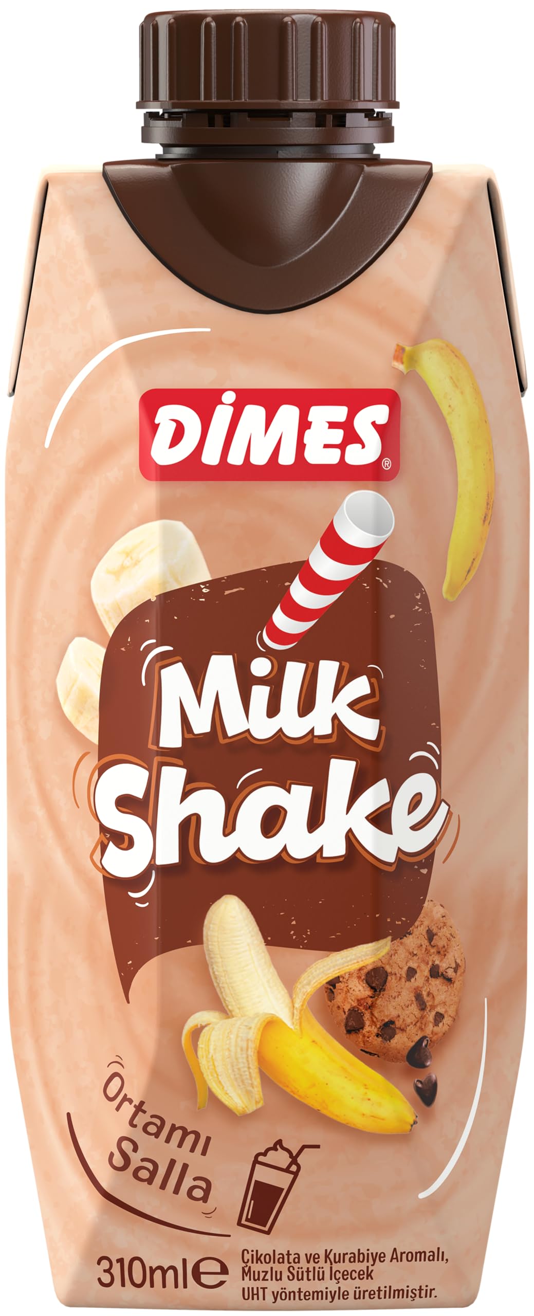 Dimes Muzlu Kurabiyeli Milkshake 310Ml