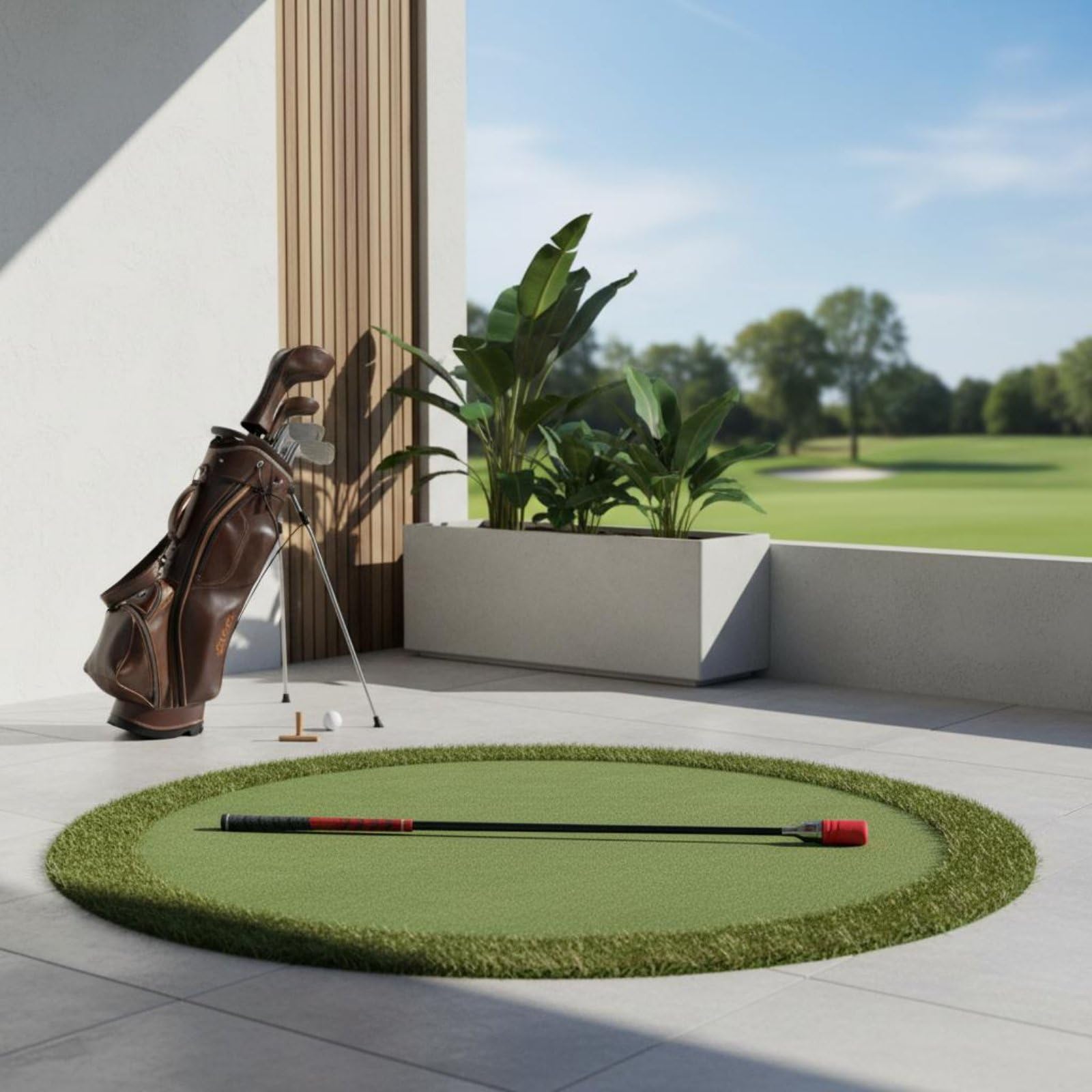 Golf Schwungtrainer Schläger Trainingshilfe Trainingsgerät Übungsstab mit Klickendem Und Kernkraft Stärkung Flexiblem Schaft Komfortabler Griffzone