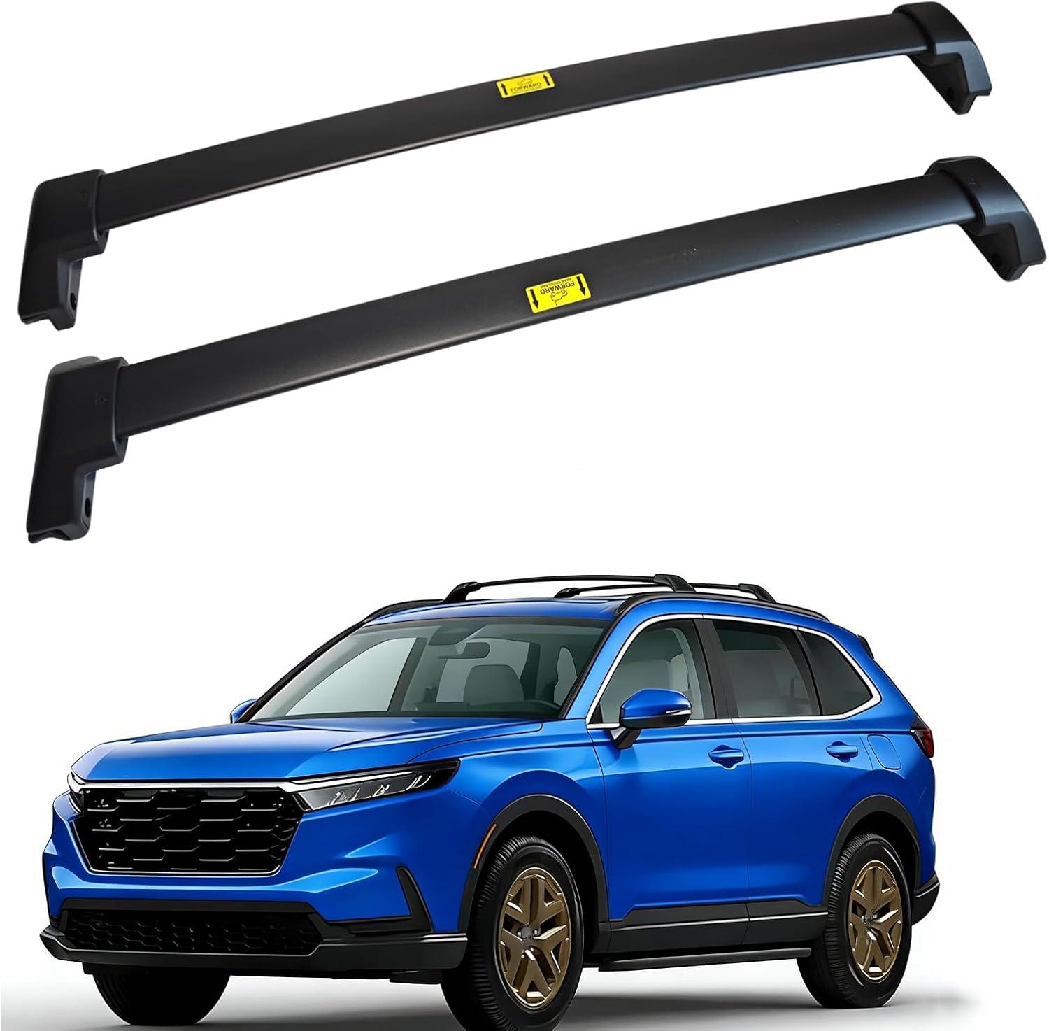 Roof Rack Cross Bars Fit for 2023-2026 Honda CR-V CRV & CRV Sport Hybrid, Heavy Duty All-Metal 200lbs Aluminum Crossbar Luggage Racks Roof Rails Rooftop Carrier Canoe Kayak Bike