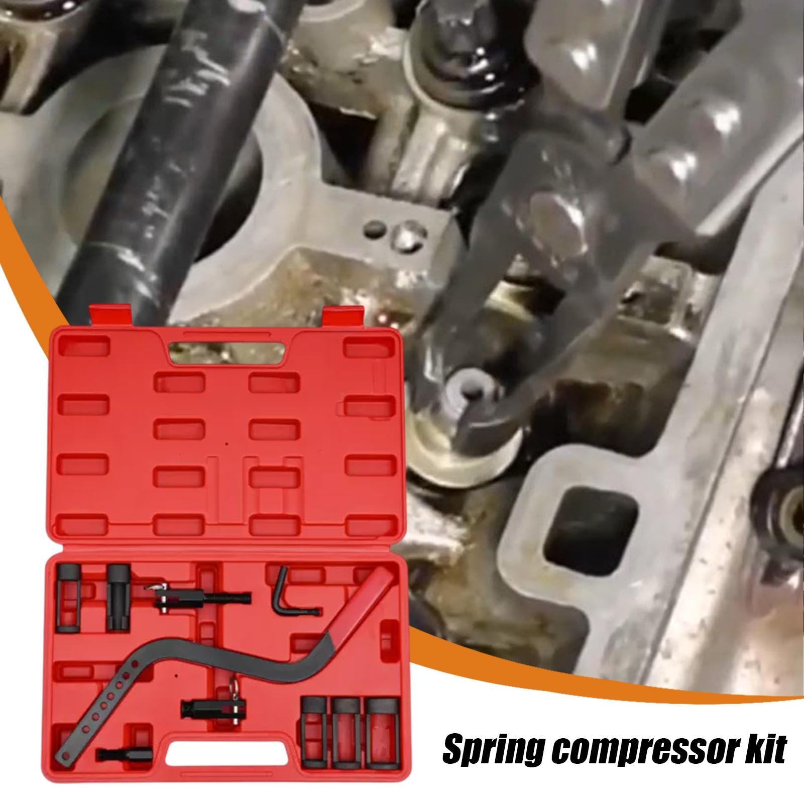 Kit compressore a Molla, Kit compressore a Molla Bobina Strumento di | Attrezzatura per veicoli a pinza Kit di installatore di motori piccoli per la maggior parte 'auto