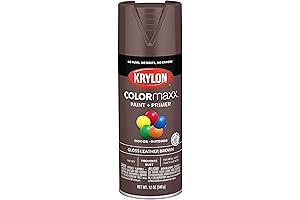 Krylon K05527007 COLORmaxx Spray Paint in Gloss Leather Brown