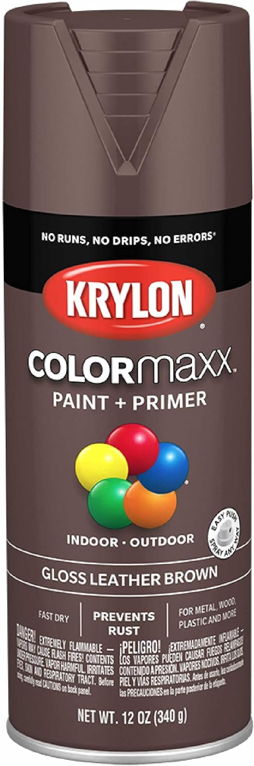 Krylon COLORmaxx GLOSS LEATHER BROWN Amazon.ca Tools & Home Improvement