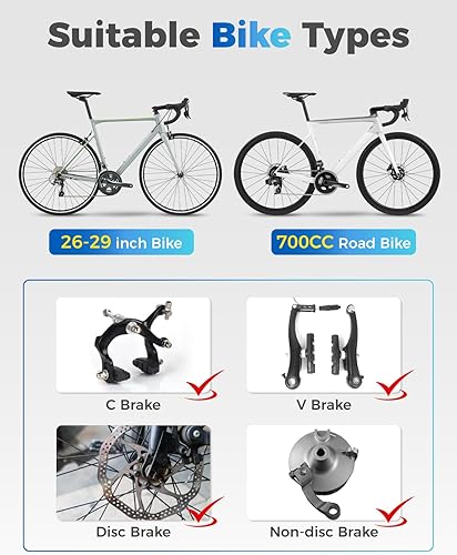 Miniatura 4 de Rear Bike Rack with Basket- Bicycle Cargo Rack with Waterproof Cover, Liner and Cargo Net, Bike Storage Basket for 26" - 29" and 700c Bikes