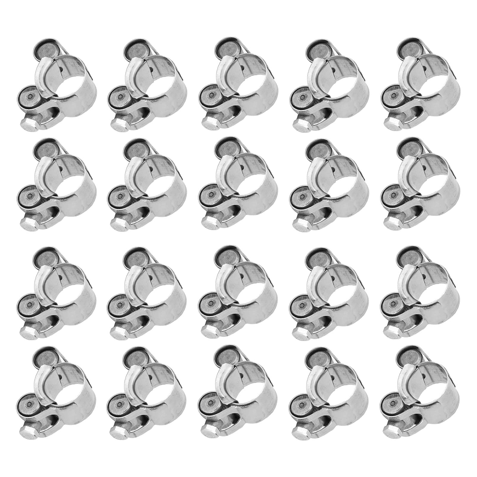 Stainless Steel Hose Clamp for Motor Vehicle Petrochemical Pharmaceutical Usage (26-28mm)