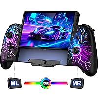 Vista 17 de Spican Switch Controllers for Nintendo Switch/OLED, Full-Size Switch Joy-pad for Better Handheld Mode, Switch Accessories Wireless Pro Controller