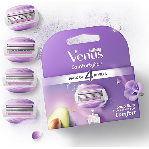 Gillette Venus Comfortglide Razor Blades 4 Pcs