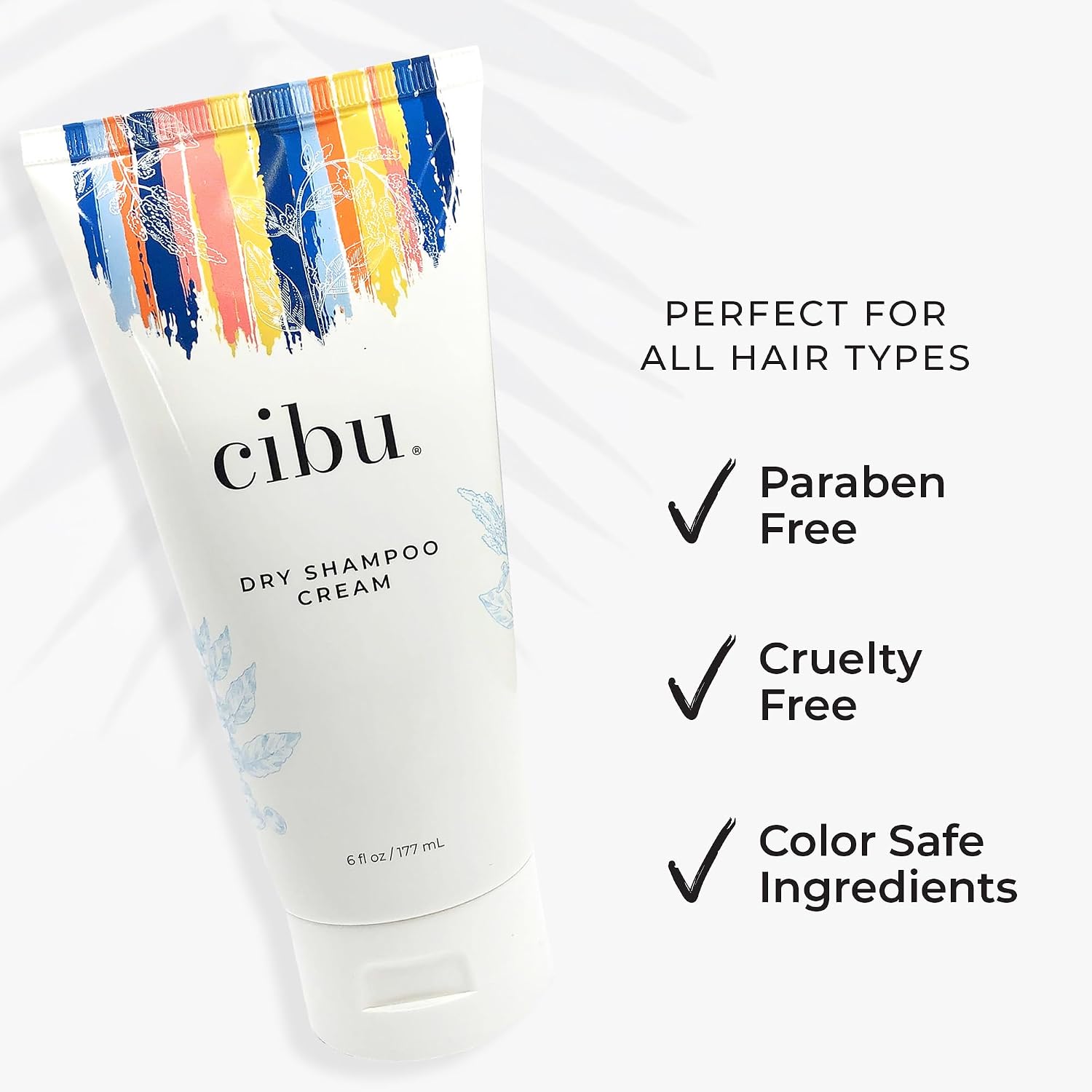 CIBU Dry Shampoo for All Hair Types and Textures | Absorbs Excess Oil, Restores Volume, and Refreshes Hair with Supercharged Amaranth, Coffee, and Rice Water | 6oz