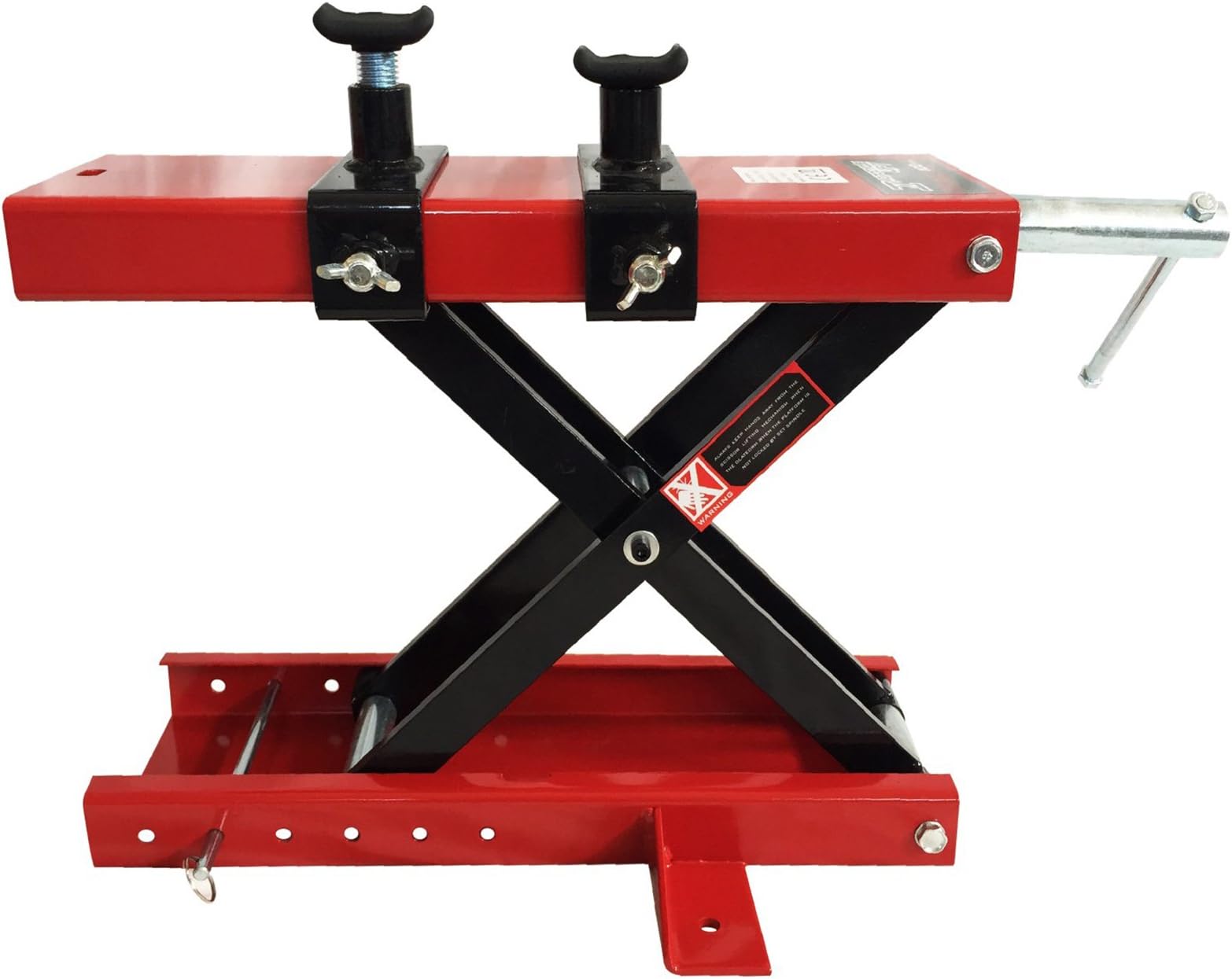 Trad4U Motorbike Stand Scissor Lift 500KG 1100lb Motorcycle Center Jack Hoist Paddock Workshop Bike Bench