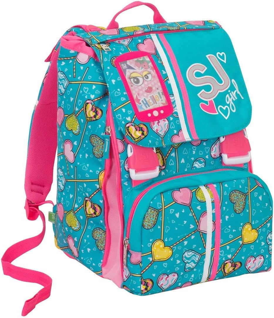 Sac à dos sdoppiabile Bleu High Tech SJ Gang Girl Seven