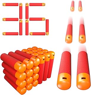 TORMEN Mega Darts Refill Pack Compatible for Nerf Mega Series, Red 36Pcs