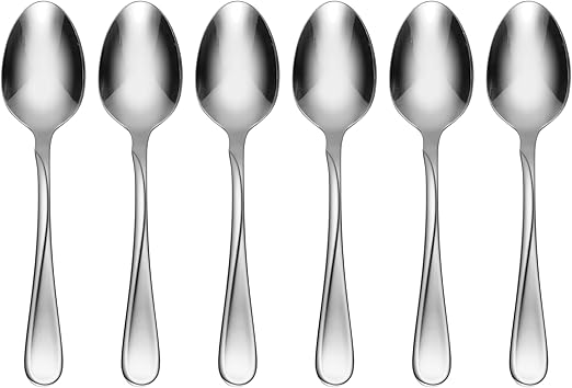 Oneida Flatware Flight, Teaspoons, Stainless Steel, Set of 6