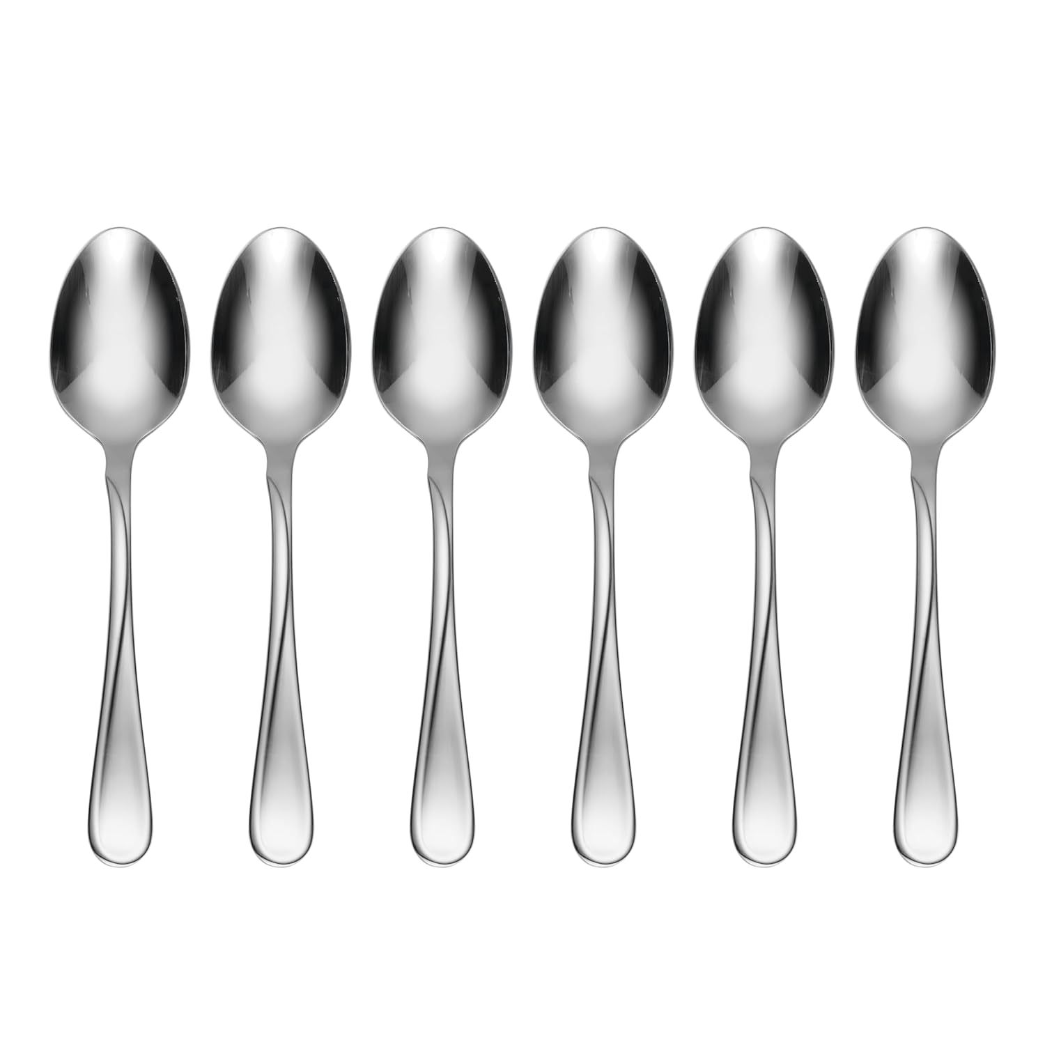 Oneida Flatware Flight Teaspoons Stainless Steel Set of 6