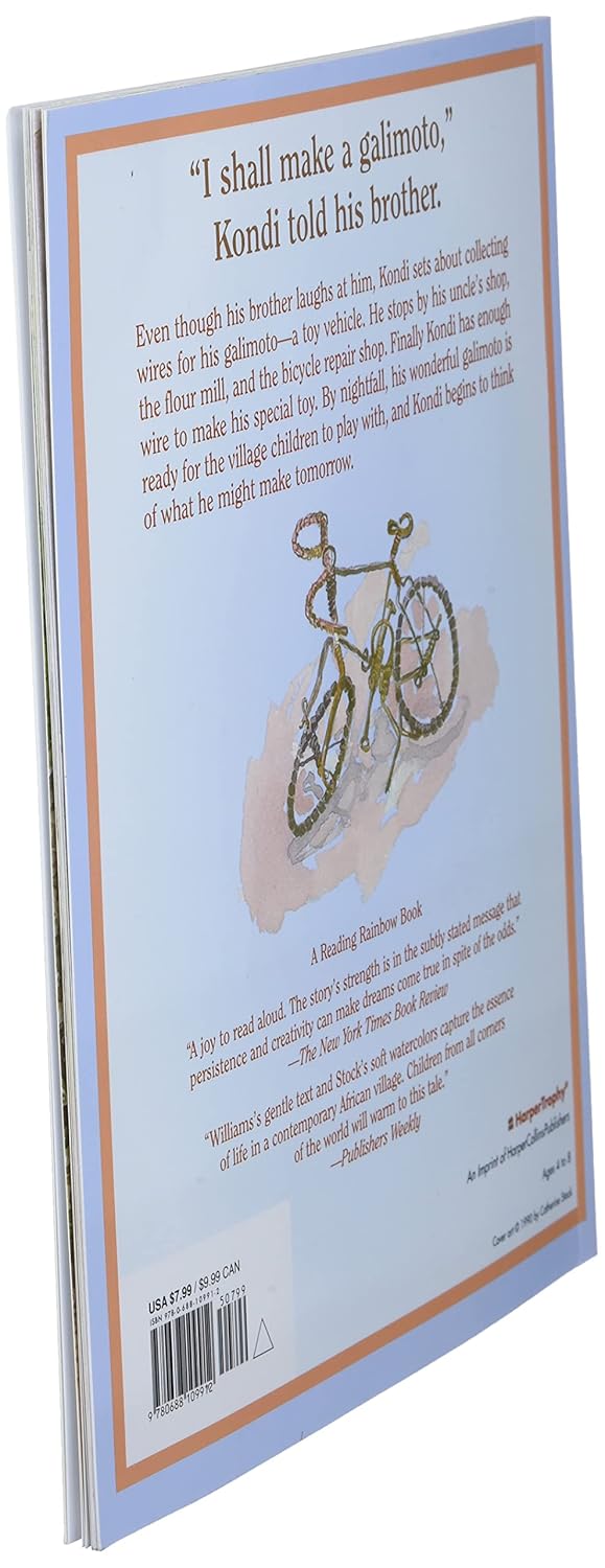 Galimoto: An African Picture Book About Wire Toys and a Boy's Perseverance for Kids (Ages 4-8) (Reading Rainbow Book)