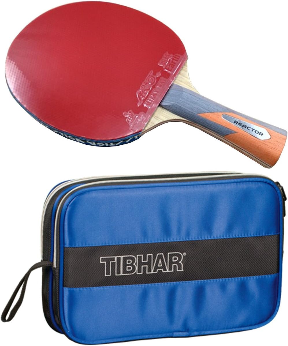 Complete Set! Reactor SW-6 + Yinhe Earth II Table Tennis Racket + Tibhar Century Case
