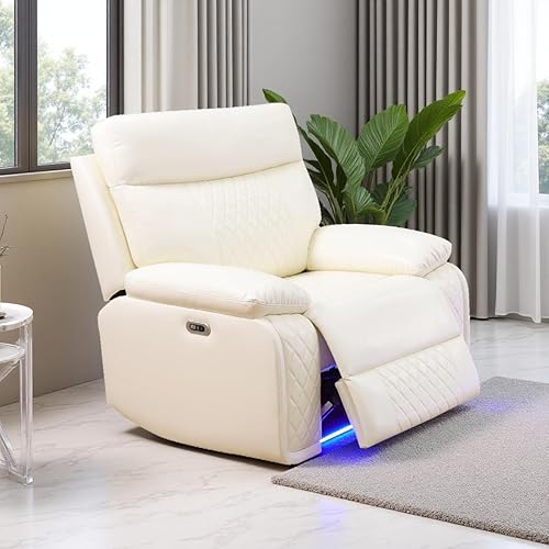 Miniatura 22 de Juego de sofá reclinable eléctrico, juego de sofá reclinable de cine en casa, sofá biplaza reclinable de cuero transpirable con Debut negro,Negro