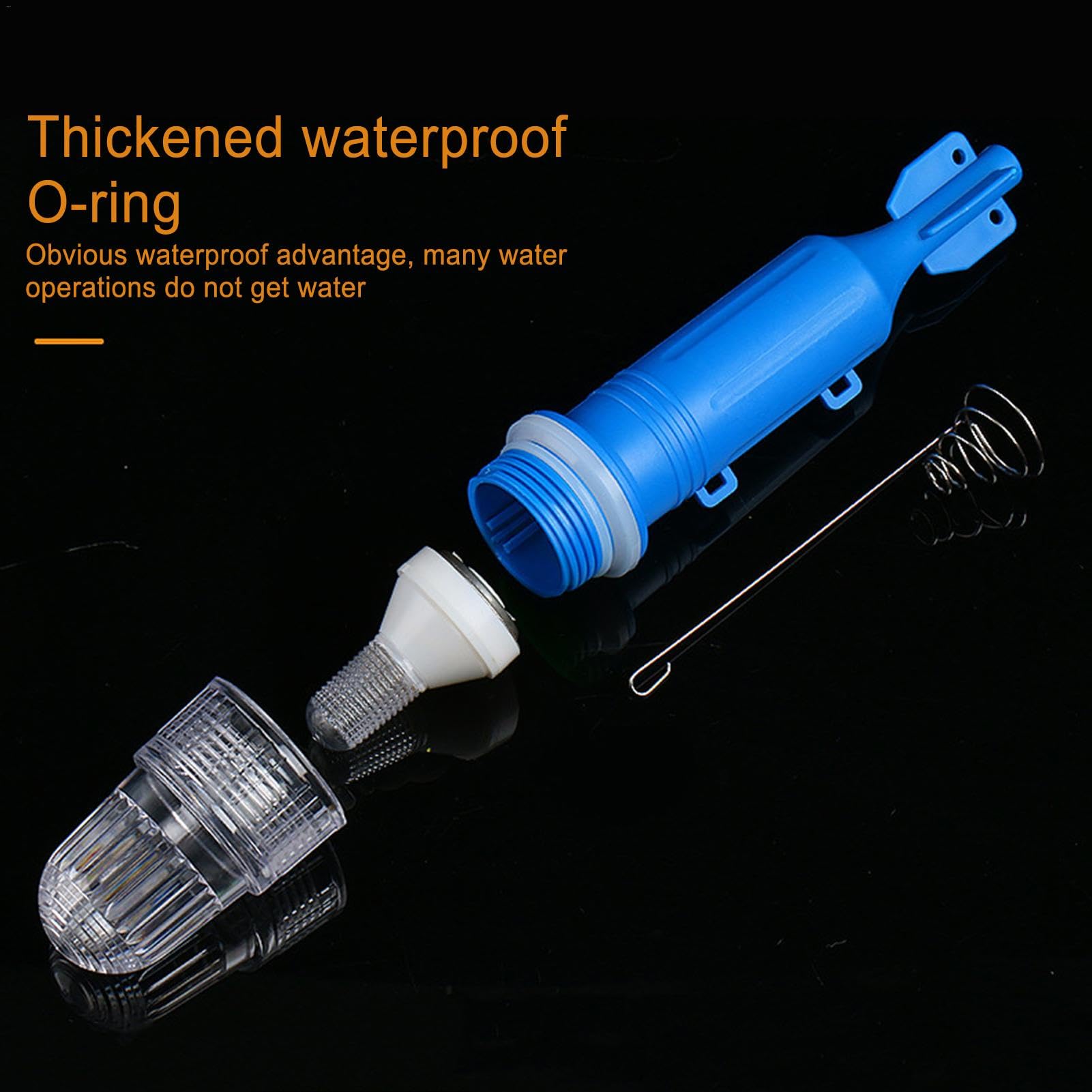 Luci stroboscopiche a LED, luci di sicurezza a LED, razzi di sicurezza, illuminazione multifunzionale, luci di segnalazione marine, luce faro per pesca notturna