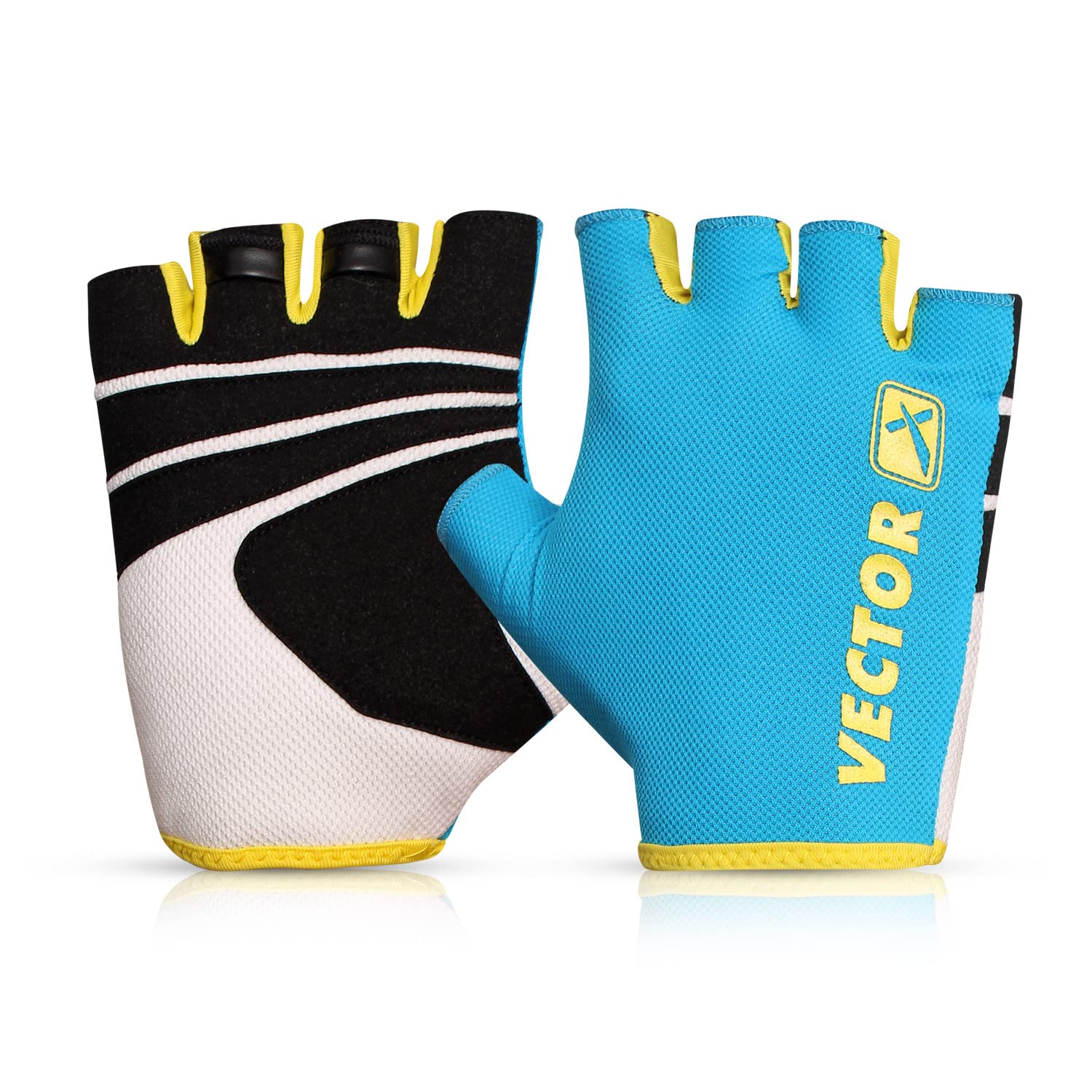 Vector X Unisex Workout Fingerless Weight Lifting Gloves for Men and Women Excellent Grip for Weightlifting, Cycling, Exercise, Training, Pull ups, Fitness, Climbing and Rowing (B01M4IUQM9) Amazon Price History, Amazon Price Tracker
