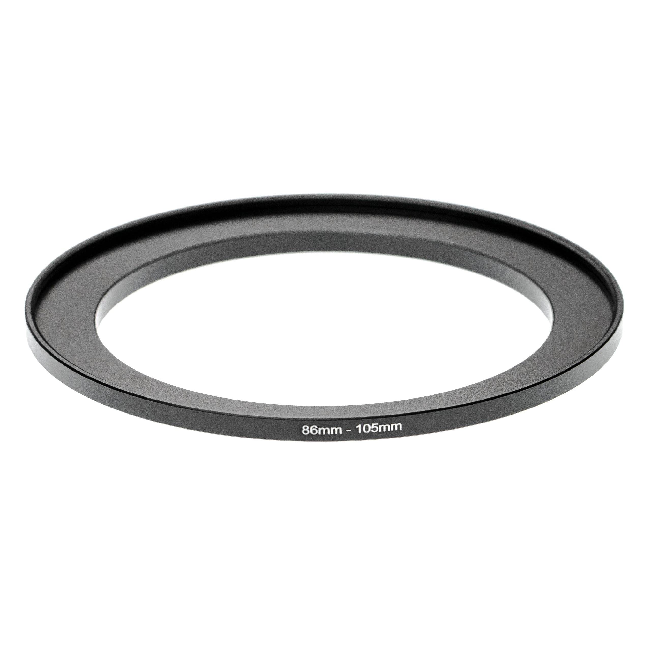 Step Up Anneau Adaptateur Filtre 82 Mm Vers 86 Mm – Métal Noir CNC – Compatible Tous Objectifs