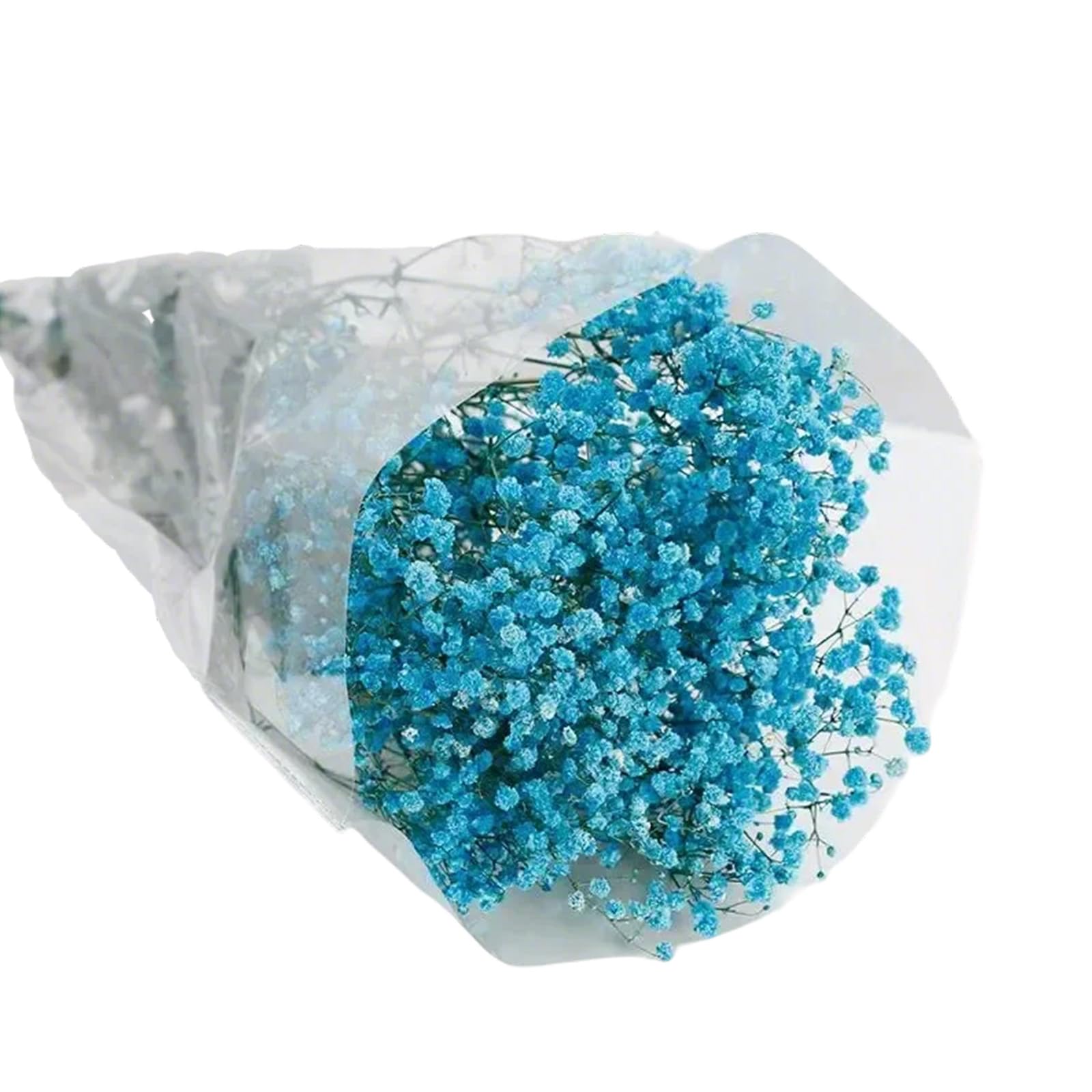 MHADBKH Dried Baby Breath Flower 19.7Inch Dried Gypsophila for Home Decoration Photography Wedding Arrangements Baby ' s Breath
