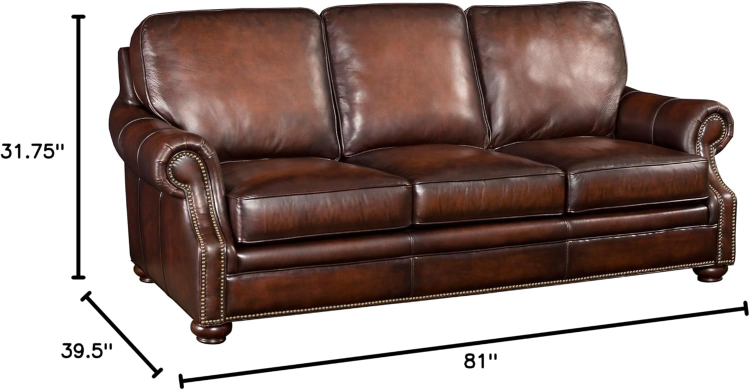 Hooker Furniture Seven Seas Leather Sofa Sedona Chateau