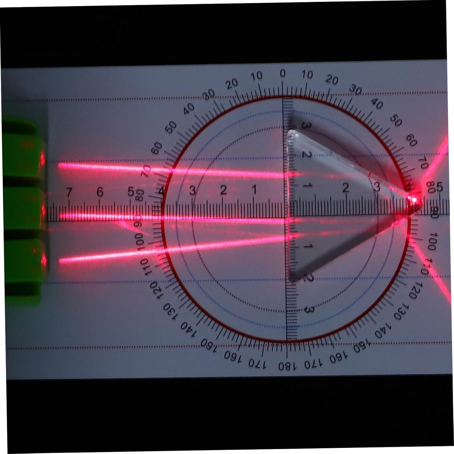 Physics Optical Experiment Kit Teaching Equipment for Physics Triangular Prism Convex Lens Concave Mirror Optical Reflector for Science Education
