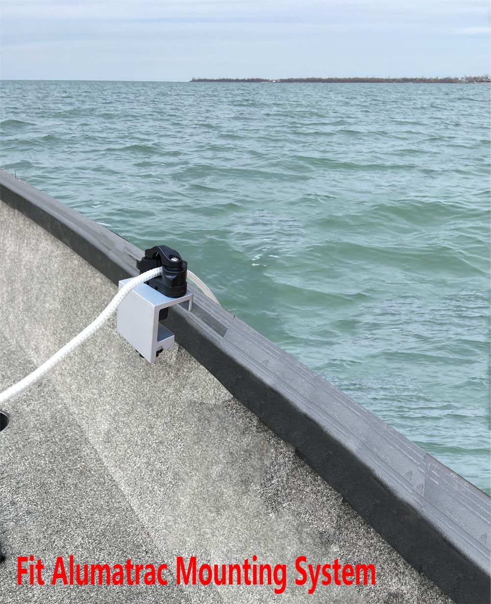 Brocraft Alumacraft Boats AlumaTrac mounting System Tool Holder Track/Drink Holder for Alumacraft Boat/Alumacraft Boat Fender Cam Cleat/AlumaTrac System Accessories