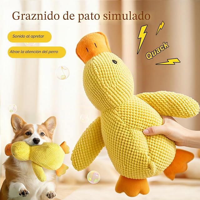 Foto 4 de 7 de Hoadyush Pato de Peluche para Perros