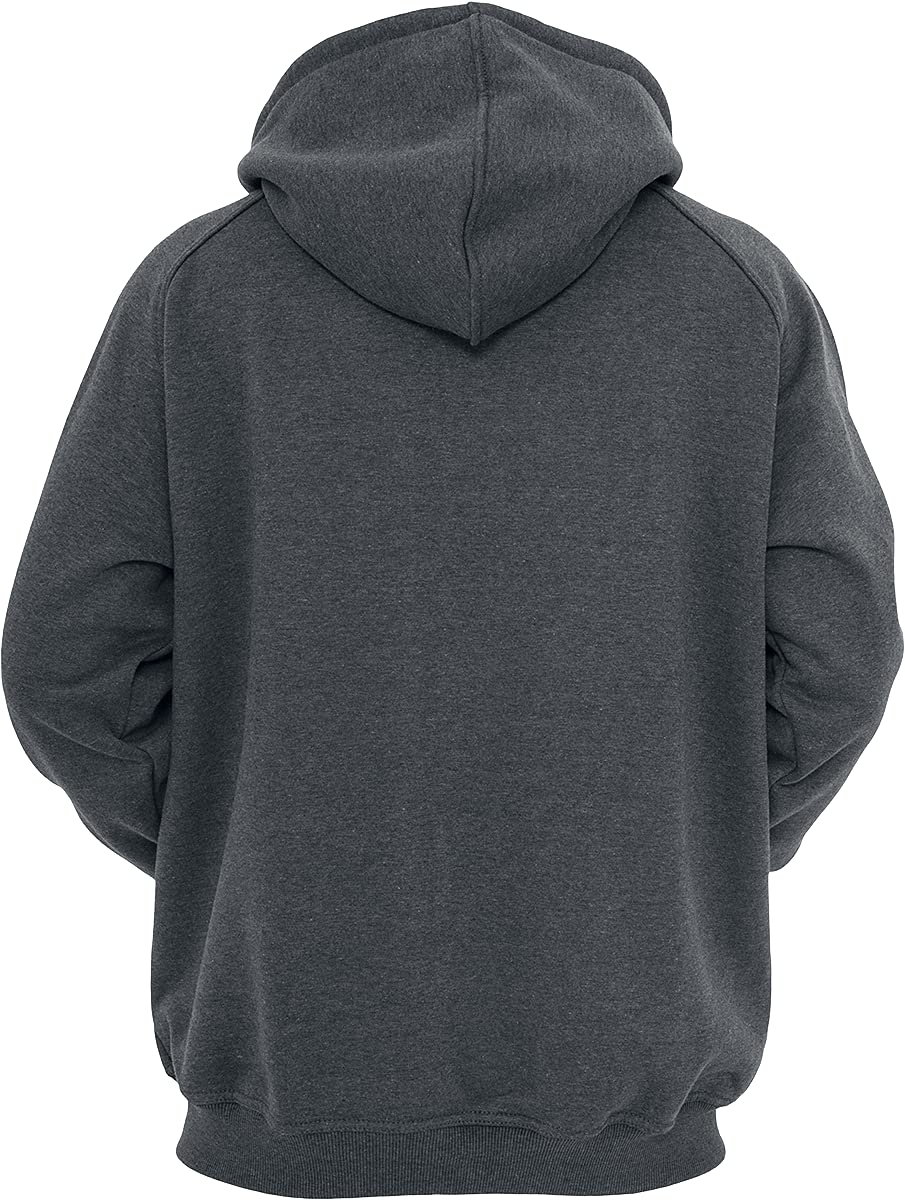 Urban Classics Men's Blank Hoody Jumper, Charcoal, M - Image 2