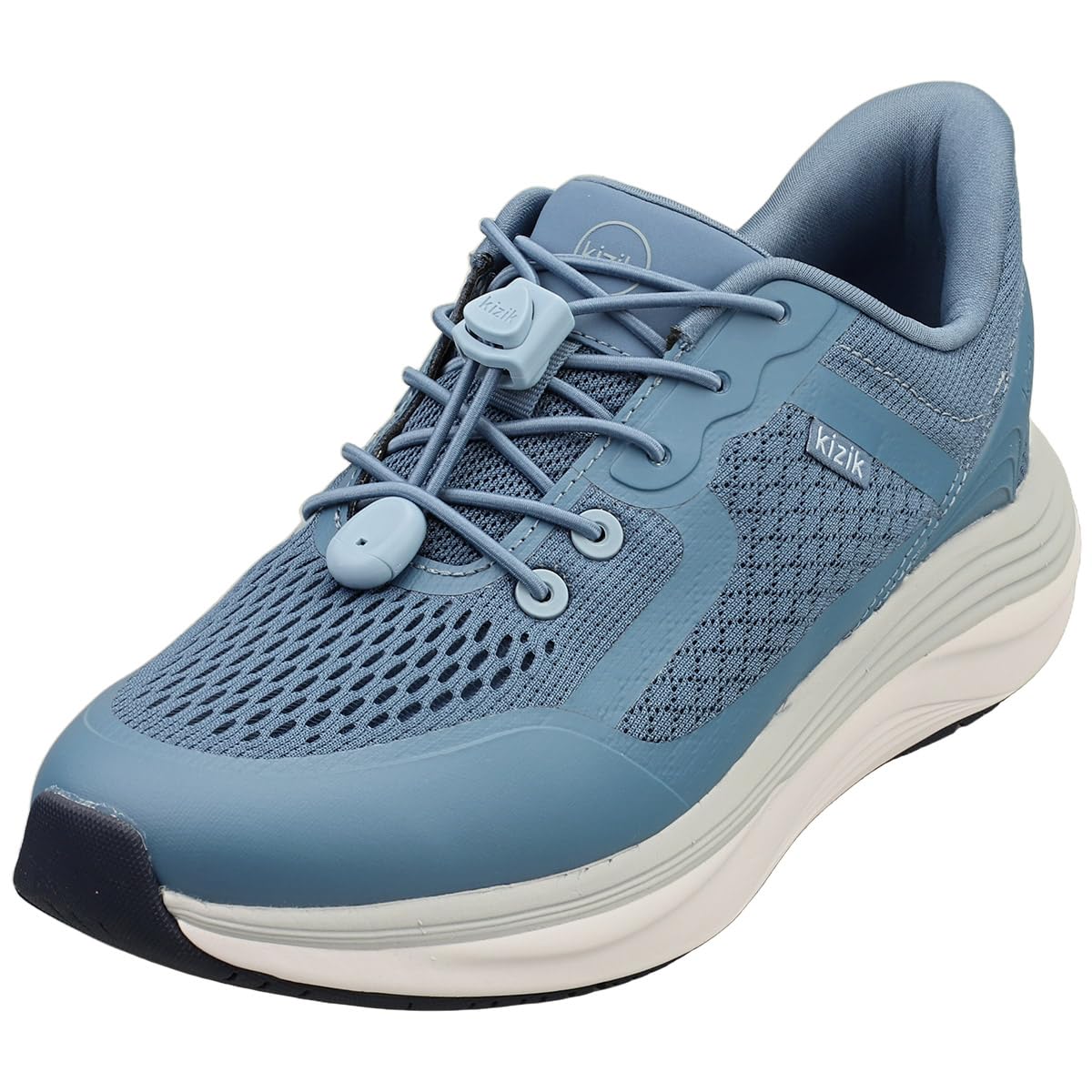 Kizik Tenis de meter: London - Cómodo uso durante todo el día, comodidad manos libres, parte superior de malla transpirable, zapatos para caminar para mujer con soporte de arco - Ancho regular para