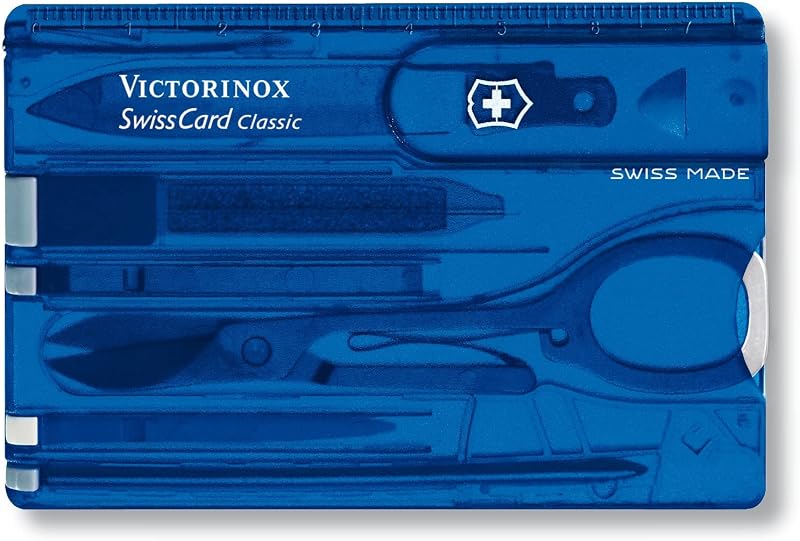 Swiss Army Swiss Card, Translucent Sapphire