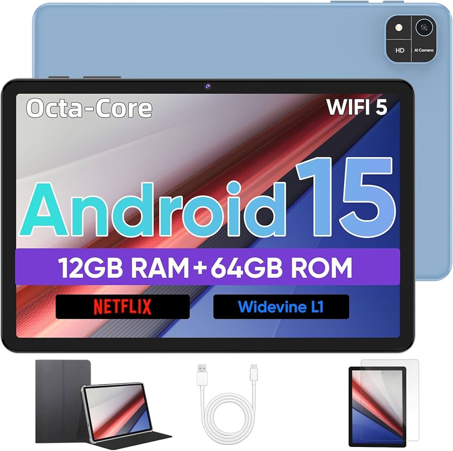 Amazon.com : Tablet 10 inch Android 15 Tablet, Octa-Core Processor