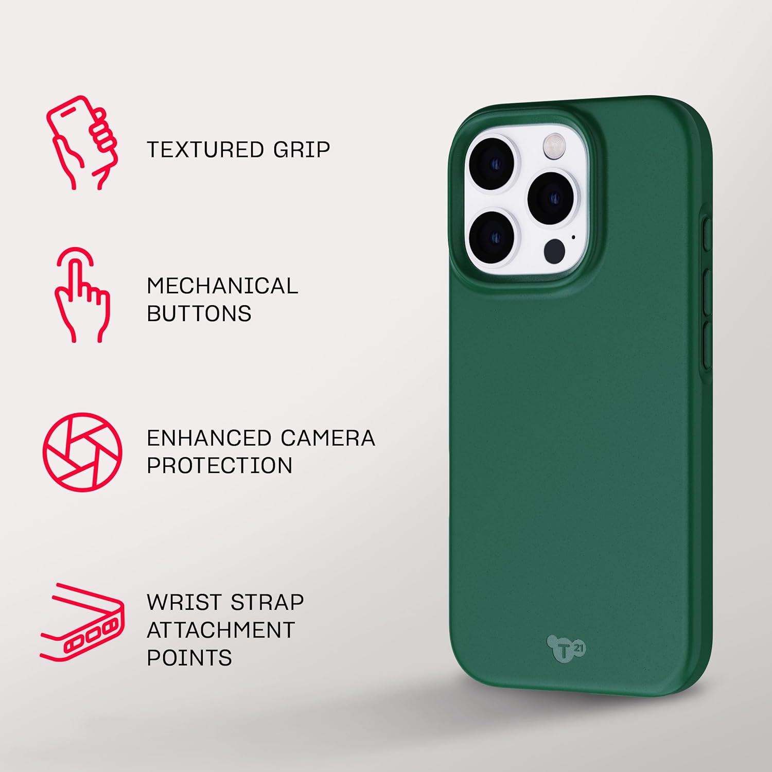 Tech21 EvoLite for iPhone 16 Pro Ultra Thin - Impact Protection Case - in Forest Green