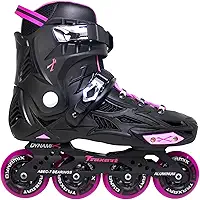 Patins Traxart Freestyle Dynamix Preto - Rodas 80mm ABEC-7