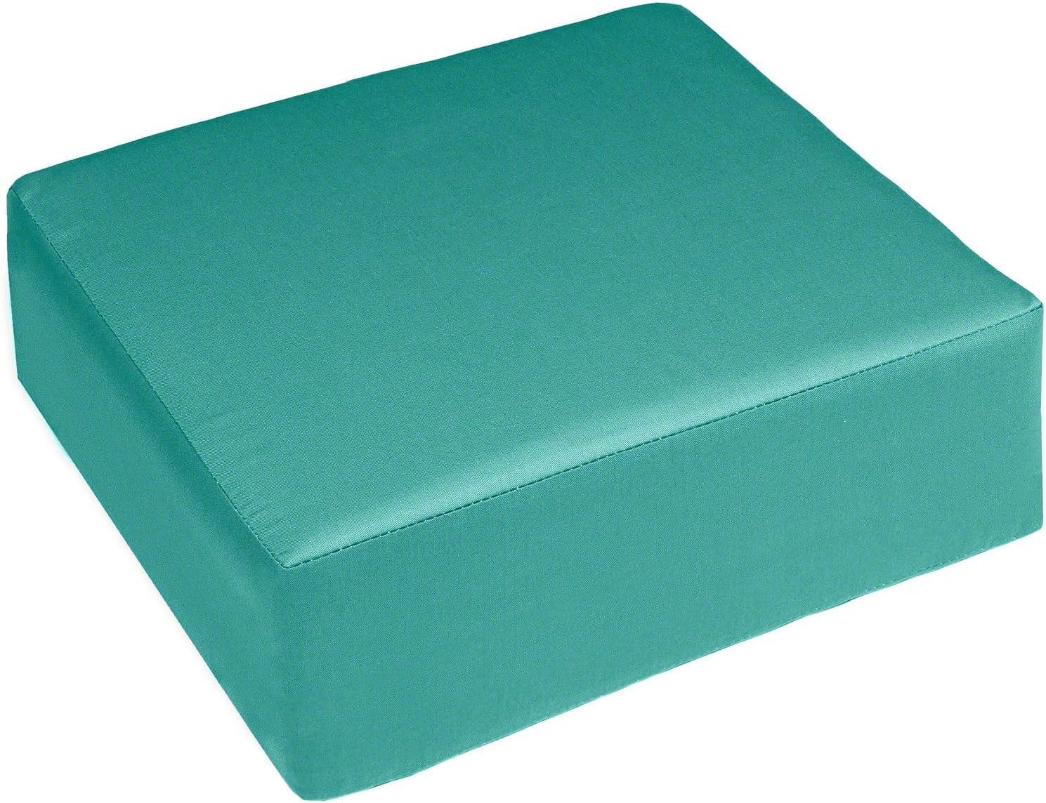 Cushion Source 24" x 23" x 4" Ottoman Cushion, Indoor and Outdoor Durable Cushion Made with Fade Resistant Sunbrella Fabric, Hidden Zipper, Sunbrella Aruba
