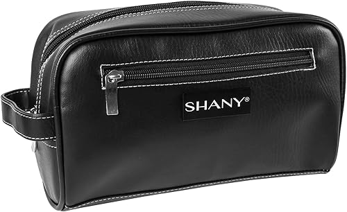 Miniatura 1 de SHANY Neceser para hombre, gran kit de afeitado de viaje, resistente al agua, multicompartimento, organizador de artículos de tocador, bolsas de