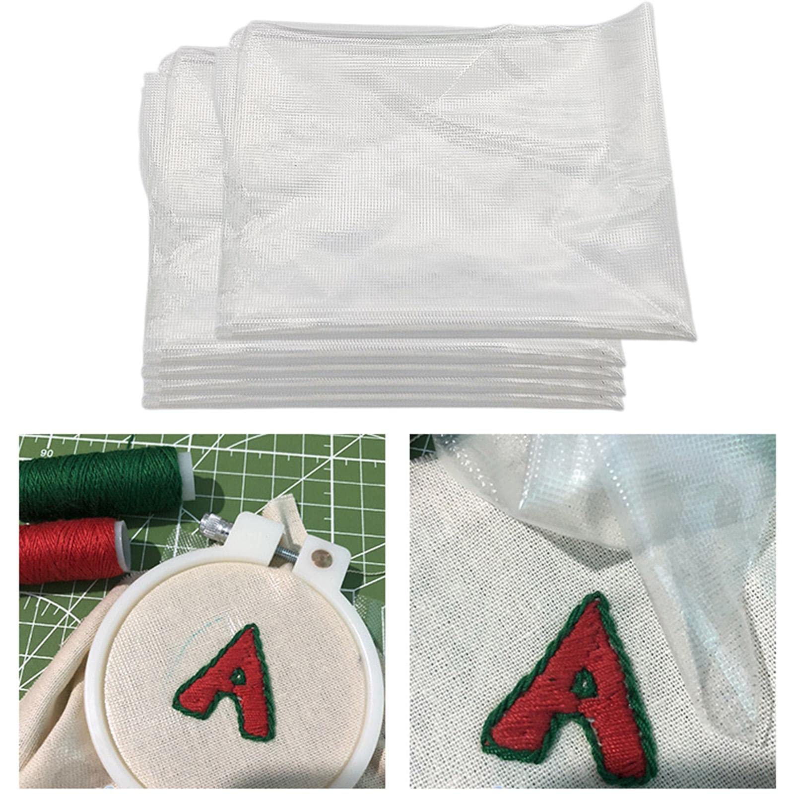 5 Feuilles De Papier Transfert Soluble à L'eau - Stabilisateur Pour Broderie - 210x297 Mm - Idéal Tissus Fins & Appliques - 8