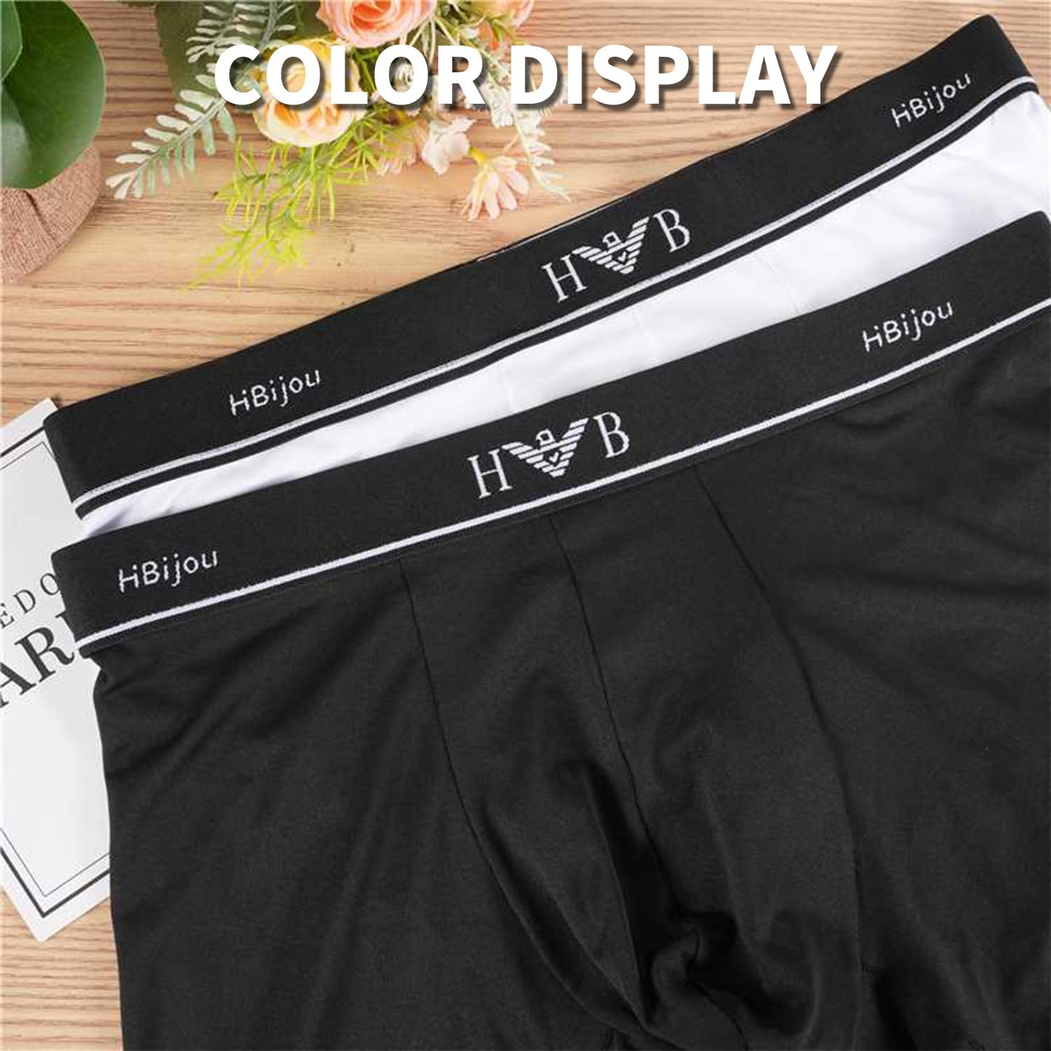 Men's Underwear Boxer Brief Regular Long Men Pack with Quick-Dry Moisture Wicking, S M L XL XXL XXXL - Image 6