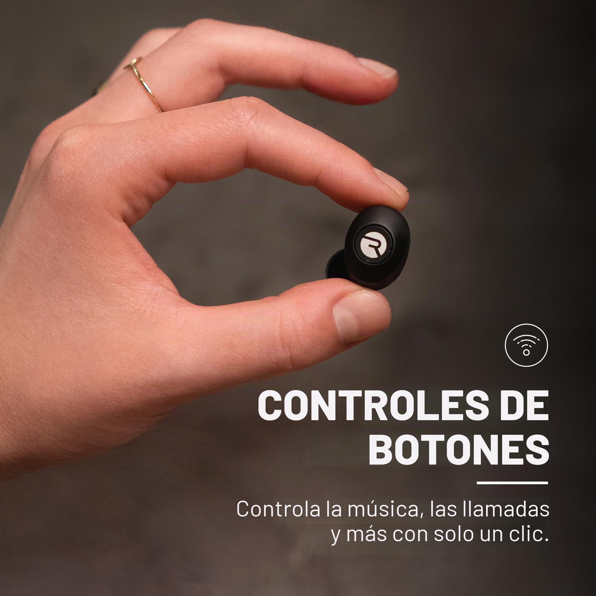 Raycon Auriculares Inalámbricos Bluetooth de Uso Diario Con Micrófono, Sonido Estéreo, Intrauditivos, Auténticos (Azul Mate)