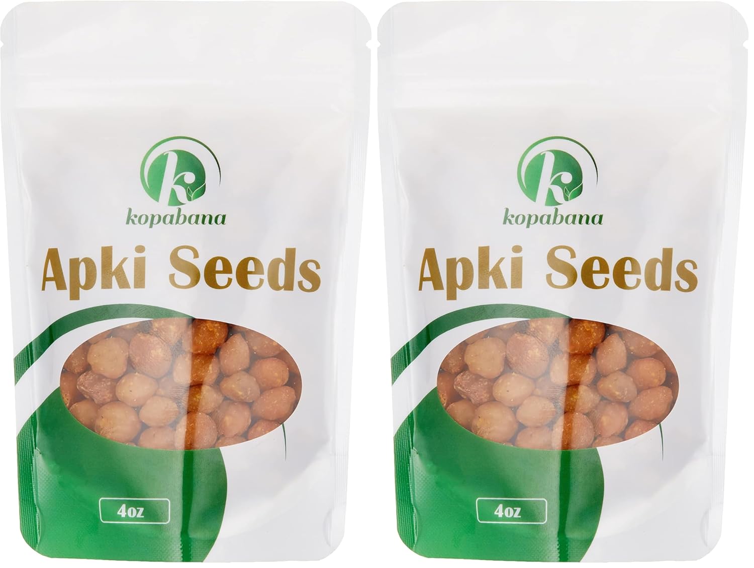 KOPABANA Organic Akpi Seeds | Djansang Spice | Odevi | Wama | 4oz (Pack of 2)