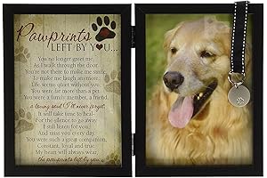 Pawprints Pet Memorial Frame - Pawprints Left by You