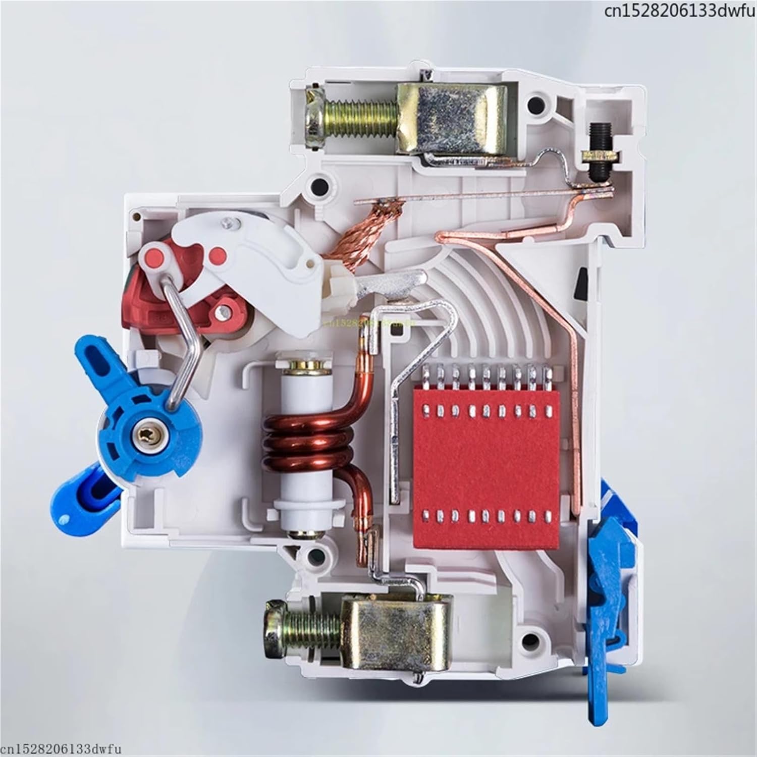 NXB-63 1P 2P 3P 4P AC 230/400V 1A-125A Circuit Breaker DIN Miniature 1Pcs(3P,3A)