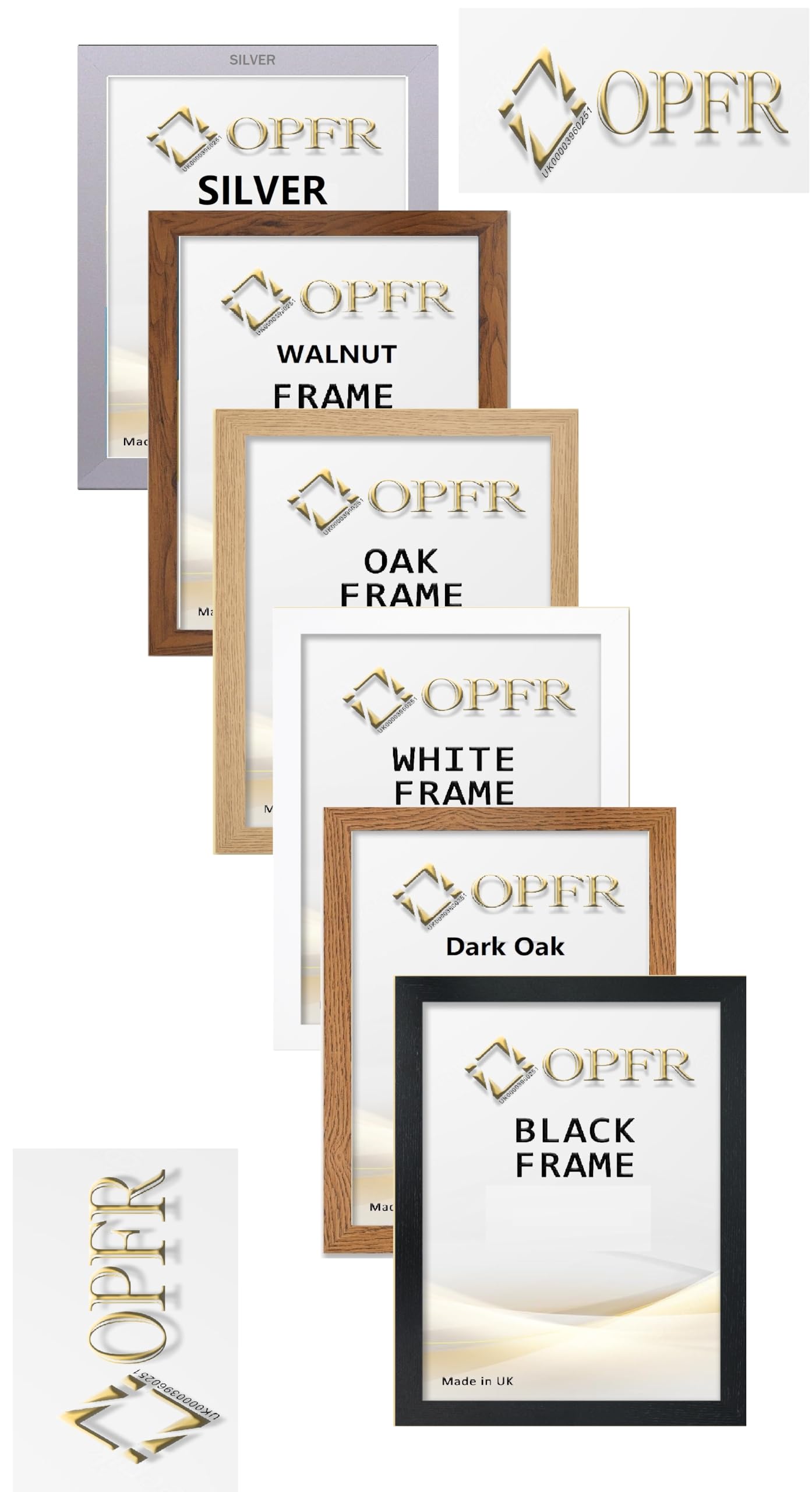Opfr Oak Modern Quality Picture,Photo,Poster Frames (, 90X60cm)
