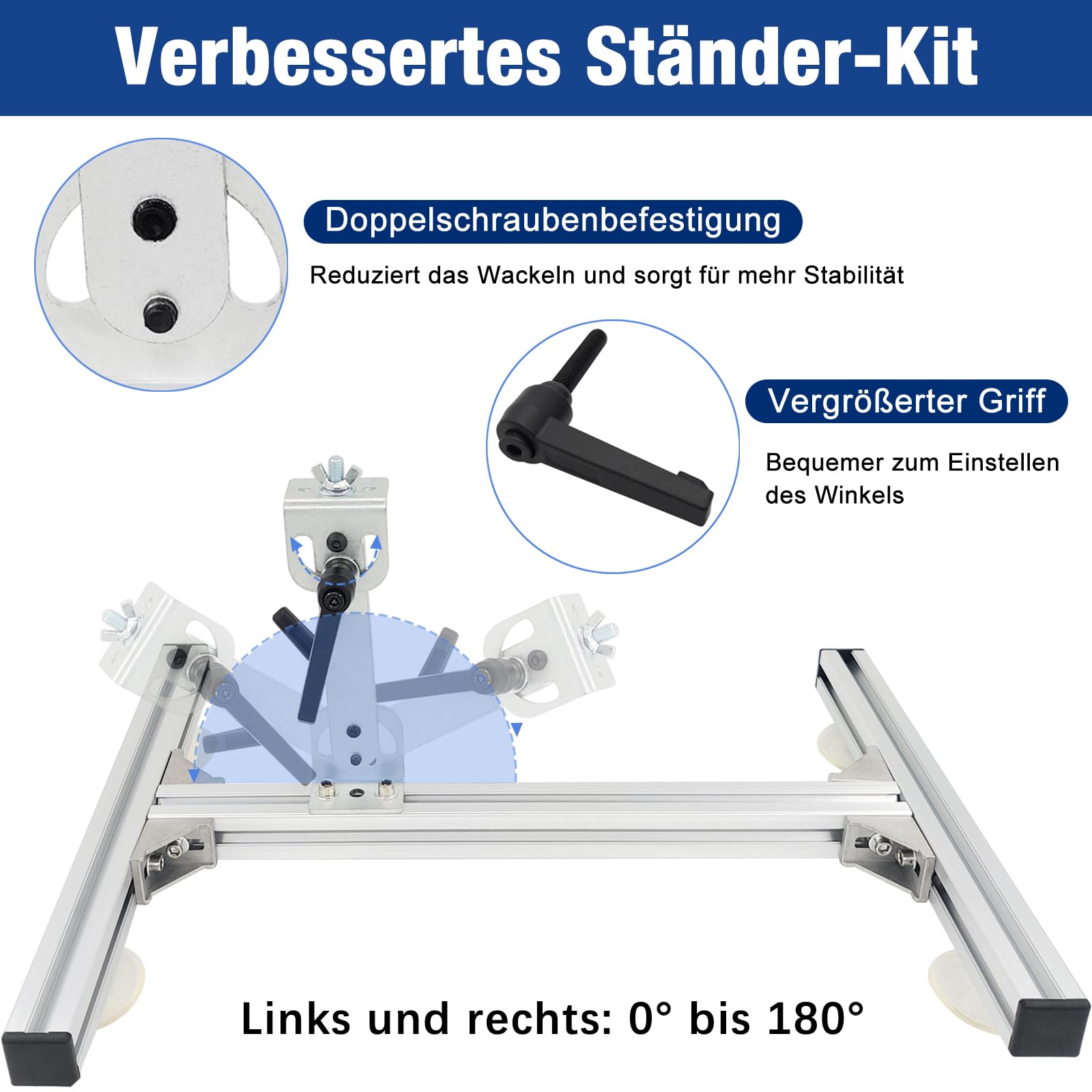 Linearaktuator Hubkolbenmotor DC 24V Hub 3-15cm 160rpm Maximaler Schub 13kg,mit Steckverbinder mit großem Ende,Saugnapf Adapter,Drehzahlregler, Fernbedienung, Ständer-Kit (24V150mm160rpm)
