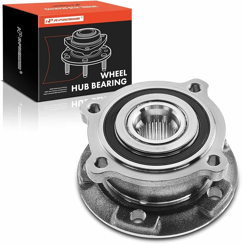 Cubo e rolamento de roda dianteiro A-Premium para BMW X5 e X6 AWD – 1 unidade