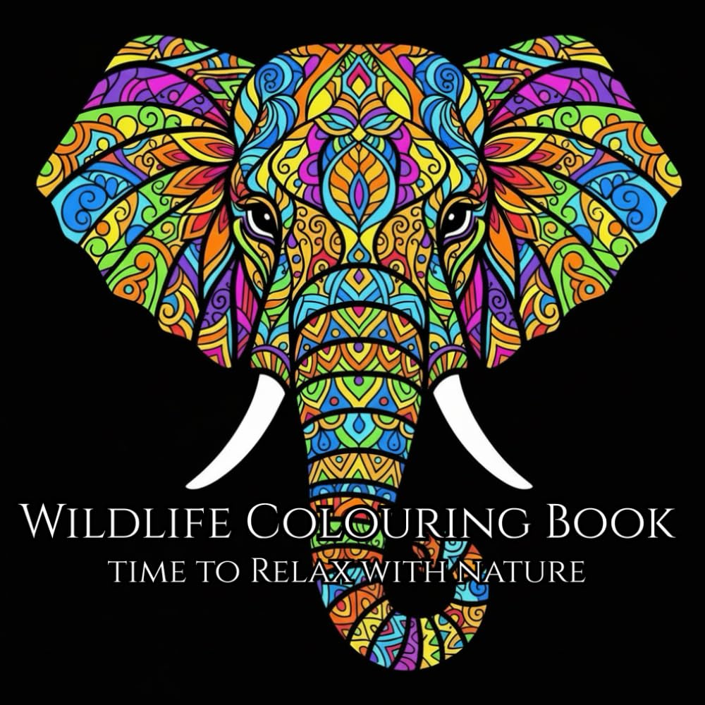 Wildlife Adult Colouring Book: Relax and Unwind with Nature