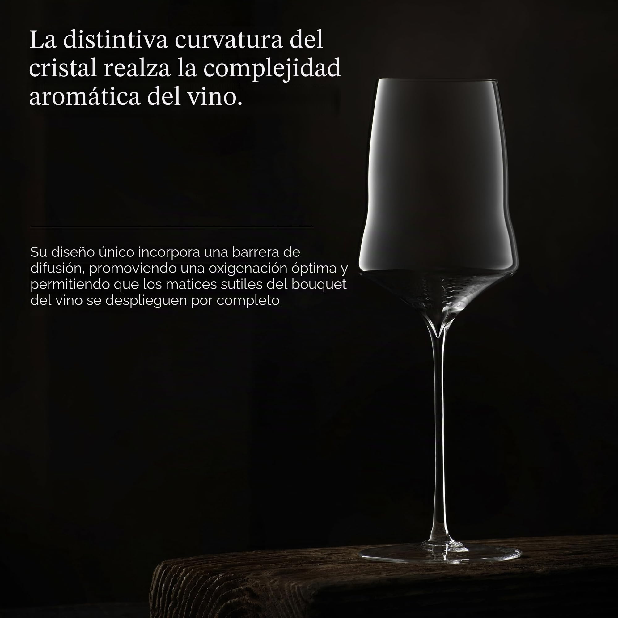 Josephinenhütte - JOSEPHINE No 1 - Copa de vino blanco - hecho a mano - Juego de 1